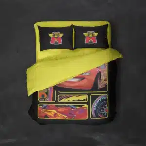 خرید روتختی طرح انیمیشن ماشین ها Cars یک و دو نفره - کارماتوس (دکوراسیون, روتختی, روتختی انیمیشن) از کرماتوس