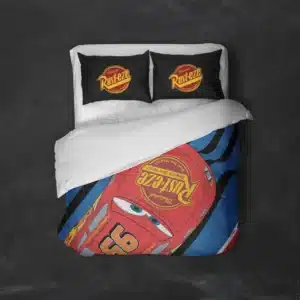 خرید روتختی طرح انیمیشن ماشین ها Cars یک و دو نفره - کارماتوس (دکوراسیون, روتختی, روتختی انیمیشن) از کرماتوس