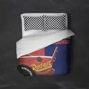 خرید روتختی طرح انیمیشن ماشین ها Cars یک و دو نفره - کارماتوس (دکوراسیون, روتختی, روتختی انیمیشن) از کرماتوس