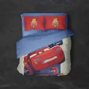 خرید روتختی طرح انیمیشن ماشین ها Cars یک و دو نفره - کارماتوس (دکوراسیون, روتختی, روتختی انیمیشن) از کرماتوس