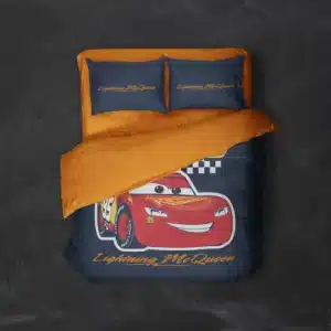 خرید روتختی طرح انیمیشن ماشین ها Cars یک و دو نفره - کارماتوس (دکوراسیون, روتختی, روتختی انیمیشن) از کرماتوس