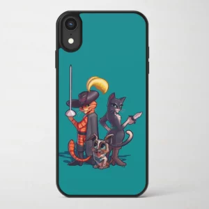 قاب موبایل طرح گربه چکمه پوش Puss in Boots