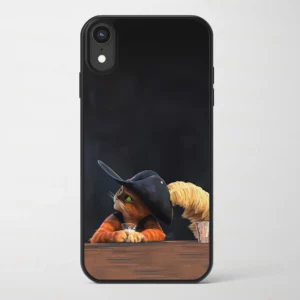 قاب موبایل طرح گربه چکمه پوش Puss in Boots