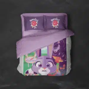 خرید روتختی طرح انیمیشن زوتوپیا Zootopia یک و دو نفره - کارماتوس (دکوراسیون, روتختی, روتختی انیمیشن) از کرماتوس