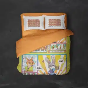 خرید روتختی طرح انیمیشن زوتوپیا Zootopia یک و دو نفره - کارماتوس (دکوراسیون, روتختی, روتختی انیمیشن) از کرماتوس