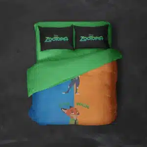 خرید روتختی طرح انیمیشن زوتوپیا Zootopia یک و دو نفره - کارماتوس (دکوراسیون, روتختی, روتختی انیمیشن) از کرماتوس