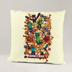 خرید خرید و قیمت کوسن طرح ماینکرفت Minecraft - کارماتوس (دکوراسیون, کوسن, کوسن گیمینگ) از کرماتوس
