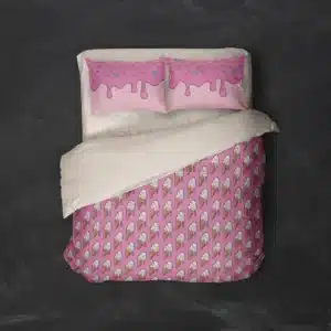 خرید روتختی طرح بستنی Ice cream یک و دونفره - کارماتوس (دکوراسیون, روتختی, روتختی خوراکی) از کرماتوس