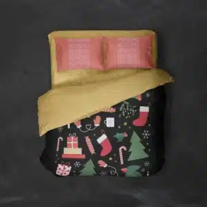 خرید روتختی طرح کریسمس Christmas یک و دونفره - کارماتوس (دکوراسیون, روتختی) از کرماتوس