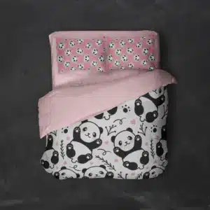 خرید روتختی طرح پاندا Panda یک و دونفره - کارماتوس (دکوراسیون, روتختی, روتختی حیوانات) از کرماتوس