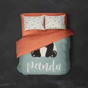 خرید روتختی طرح پاندا Panda یک و دونفره - کارماتوس (دکوراسیون, روتختی, روتختی حیوانات) از کرماتوس