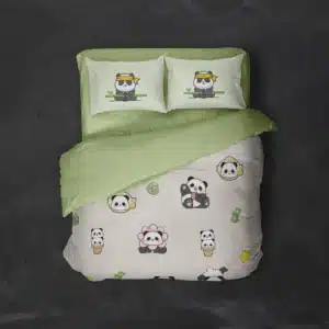 خرید روتختی طرح پاندا Panda یک و دونفره - کارماتوس (دکوراسیون, روتختی, روتختی حیوانات) از کرماتوس