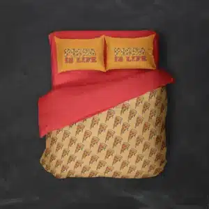 خرید روتختی طرح پیتزا Pizza یک و دونفره - کارماتوس (دکوراسیون, روتختی, روتختی خوراکی) از کرماتوس