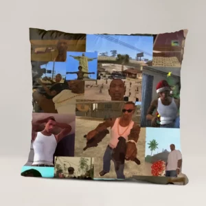 خرید  کوسن طرح جی تی ای سن اندرس GTA San Andreas  - کارماتوس (دکوراسیون, کوسن, کوسن گیمینگ) از کرماتوس