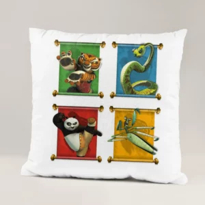 خرید کوسن طرح پاندای کونگ فو کار Kung Fu Panda  - کارماتوس (دکوراسیون, کوسن, کوسن انیمیشنی) از کرماتوس