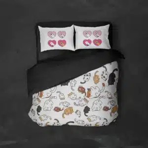 خرید روتختی طرح گربه Cat یک و دونفره - کارماتوس (دکوراسیون, روتختی, روتختی حیوانات) از کرماتوس