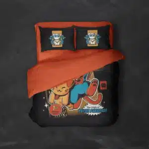 خرید روتختی طرح گربه Cat یک و دونفره - کارماتوس (دکوراسیون, روتختی, روتختی حیوانات) از کرماتوس