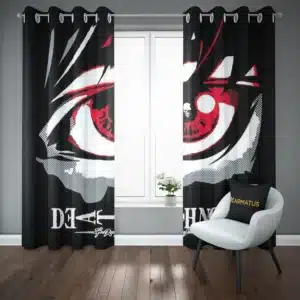 خرید پرده پانچ انیمه دفترچه مرگ Death Note - کارماتوس (پرده پانچ انیمه, پرده پانچی, دکوراسیون) از کرماتوس