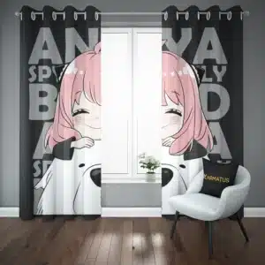 خرید پرده پانچ طرح خانواده جاسوس Spy x Family - کارماتوس (پرده پانچ انیمه, پرده پانچی, دکوراسیون) از کرماتوس