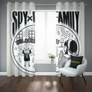 خرید پرده پانچ طرح خانواده جاسوس Spy x Family - کارماتوس (پرده پانچ انیمه, پرده پانچی, دکوراسیون) از کرماتوس