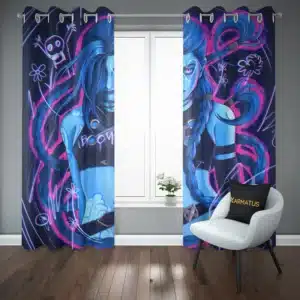 خرید پرده پانچ طرح آرکین Arcane - کارماتوس (پرده پانچی, پرده پانچی انیمیشن, پرده پانچی فیلم و سریال, دکوراسیون) از کرماتوس