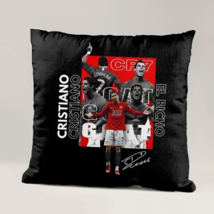 خرید  کوسن طرح کریستیانو رونالدو Cristiano Ronaldo  - کارماتوس (دکوراسیون, کوسن, کوسن بازیکن فوتبال) از کرماتوس