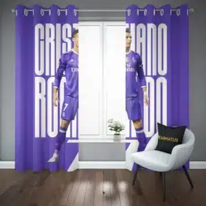 خرید پرده پانچ کریستیانو رونالدو Cristiano Ronaldo - کارماتوس (پرده پانچ بازیکن فوتبال, پرده پانچی, دکوراسیون) از کرماتوس