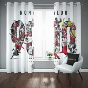 خرید پرده پانچ کریستیانو رونالدو Cristiano Ronaldo - کارماتوس (پرده پانچ بازیکن فوتبال, پرده پانچی, دکوراسیون) از کرماتوس
