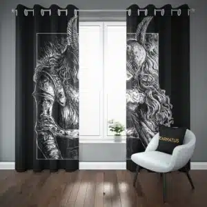 خرید خرید و قیمت پرده پانچ طرح الدن رینگ Elden Ring - کارماتوس (پرده پانچی, پرده پانچی گیمینگ, دکوراسیون) از کرماتوس