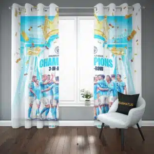 خرید پرده پانچ طرح ارلینگ هالند Erling Haaland - کارماتوس (پرده پانچ بازیکن فوتبال, پرده پانچی, دکوراسیون) از کرماتوس