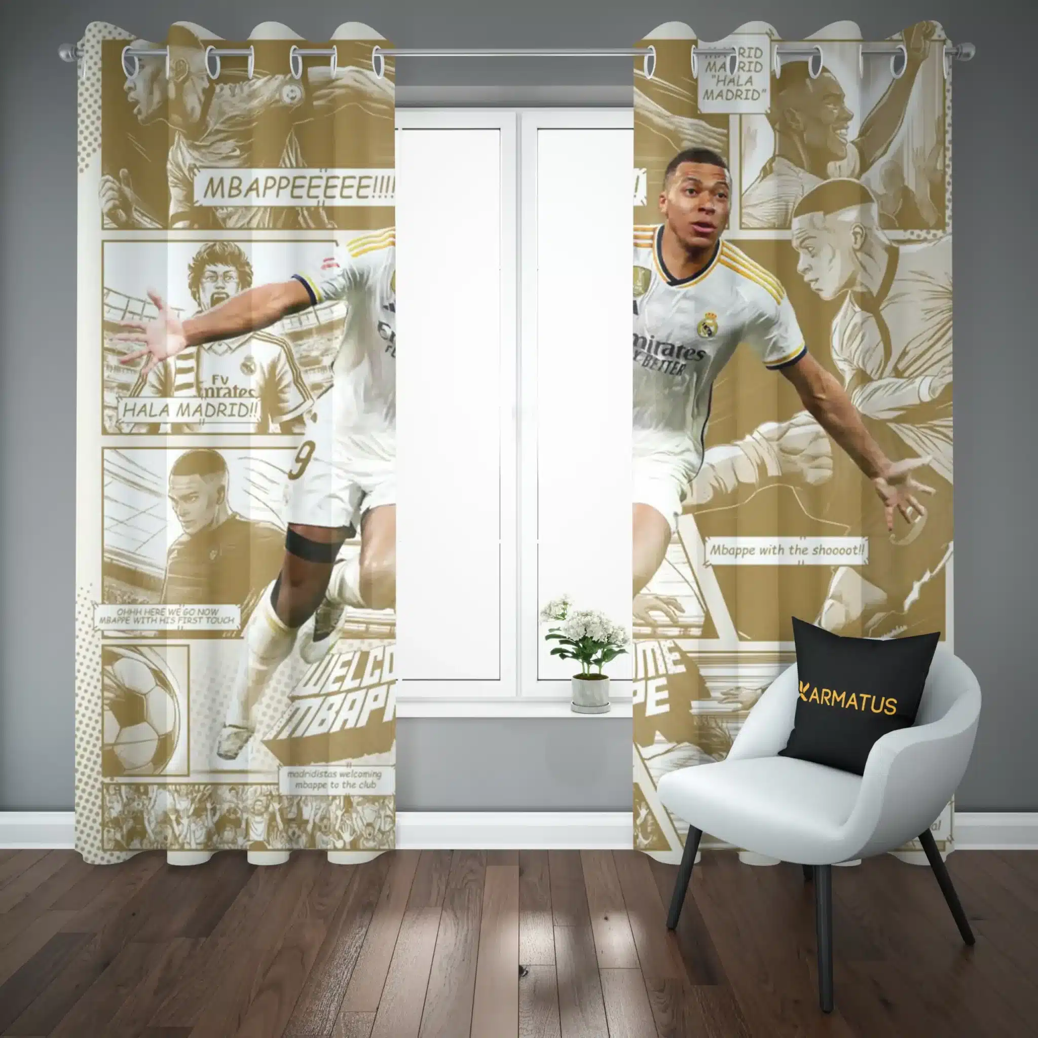 پرده پانچ کیلیان امباپه | کالکشن Football - مدل KMB-003 3,499,000 تومان – کارماتوس خرید پرده پانچ طرح کیلیان امباپه Kylian Mbappe - کارماتوس (پرده پانچ بازیکن فوتبال, پرده پانچی, دکوراسیون) از کرماتوس