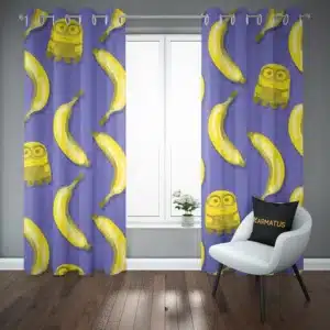 خرید پرده پانچ طرح انیمیشن مینیون ها Minions - کارماتوس (پرده پانچی, پرده پانچی انیمیشن, دکوراسیون) از کرماتوس