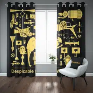 خرید پرده پانچ طرح انیمیشن مینیون ها Minions - کارماتوس (پرده پانچی, پرده پانچی انیمیشن, دکوراسیون) از کرماتوس