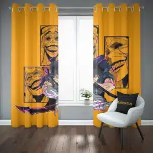 خرید پرده پانچ طرح انیمه تک رو Solo Leveling - کارماتوس (پرده پانچ انیمه, پرده پانچی, دکوراسیون) از کرماتوس