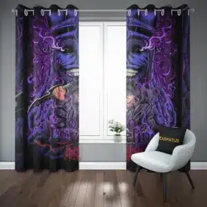 خرید پرده پانچ طرح انیمه تک رو Solo Leveling - کارماتوس (پرده پانچ انیمه, پرده پانچی, دکوراسیون) از کرماتوس