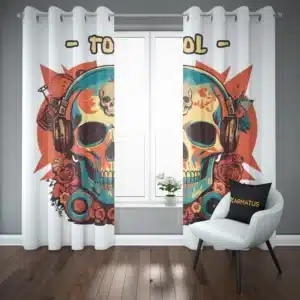 خرید خرید و قیمت پرده پانچ طرح گروه موسیقی تول Tool - کارماتوس (پرده پانچ گروه موسیقی, پرده پانچی, دکوراسیون) از کرماتوس