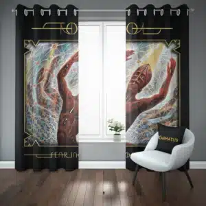 خرید خرید و قیمت پرده پانچ طرح گروه موسیقی تول Tool - کارماتوس (پرده پانچ گروه موسیقی, پرده پانچی, دکوراسیون) از کرماتوس