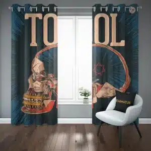 خرید خرید و قیمت پرده پانچ طرح گروه موسیقی تول Tool - کارماتوس (پرده پانچ گروه موسیقی, پرده پانچی, دکوراسیون) از کرماتوس