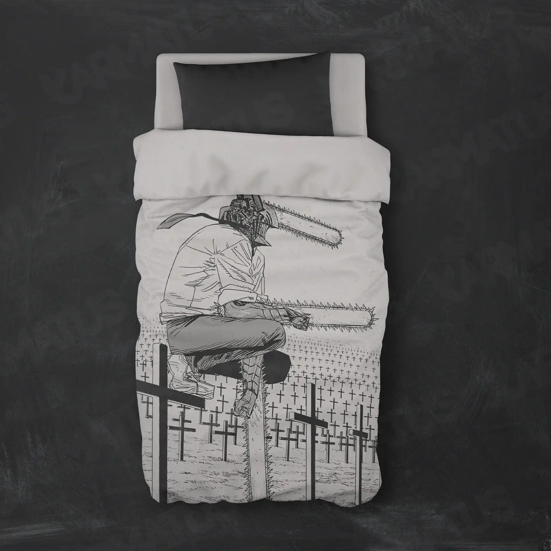 روتختی طرح مرد اره ای Chainsaw Man کد 5 5,900,000 تومان – کارماتوس روتختی طرح مرد اره ای Chainsaw Man یک و دو نفره - کارماتوس