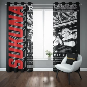 خرید پرده پانچ انیمه جوجوتسو کایسن Jujutsu Kaisen - کارماتوس (پرده پانچ انیمه, پرده پانچی, دکوراسیون) از کرماتوس