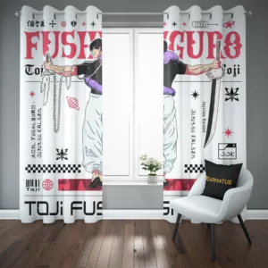 خرید پرده پانچ انیمه جوجوتسو کایسن Jujutsu Kaisen - کارماتوس (پرده پانچ انیمه, پرده پانچی, دکوراسیون) از کرماتوس