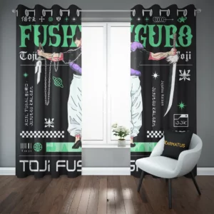 خرید پرده پانچ انیمه جوجوتسو کایسن Jujutsu Kaisen - کارماتوس (پرده پانچ انیمه, پرده پانچی, دکوراسیون) از کرماتوس