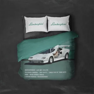 خرید روتختی طرح لامبورگینی Lamborghini یک و دو نفره - کارماتوس (دکوراسیون, روتختی, روتختی ماشین) از کرماتوس