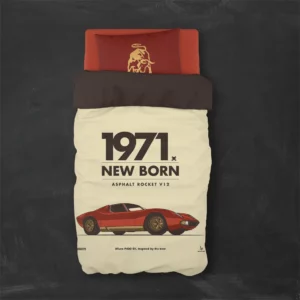 خرید روتختی طرح لامبورگینی Lamborghini یک و دو نفره - کارماتوس (دکوراسیون, روتختی, روتختی ماشین) از کرماتوس