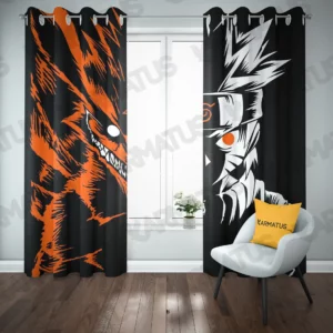 خرید پرده پانچ طرح انیمه ناروتو Naruto - کارماتوس (پرده پانچ انیمه, پرده پانچی, دکوراسیون) از کرماتوس