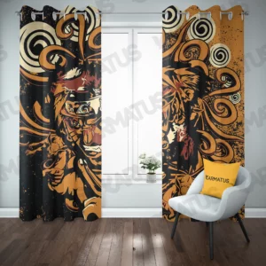 خرید پرده پانچ طرح انیمه ناروتو Naruto - کارماتوس (پرده پانچ انیمه, پرده پانچی, دکوراسیون) از کرماتوس