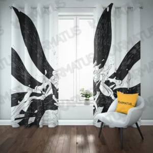 خرید پرده پانچ طرح انیمه ناروتو Naruto - کارماتوس (پرده پانچ انیمه, پرده پانچی, دکوراسیون) از کرماتوس