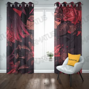 خرید پرده پانچ طرح انیمه ناروتو Naruto - کارماتوس (پرده پانچ انیمه, پرده پانچی, دکوراسیون) از کرماتوس