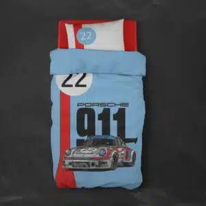 خرید روتختی طرح پورشه Porsche یک و دو نفره - کارماتوس (دکوراسیون, روتختی, روتختی ماشین) از کرماتوس