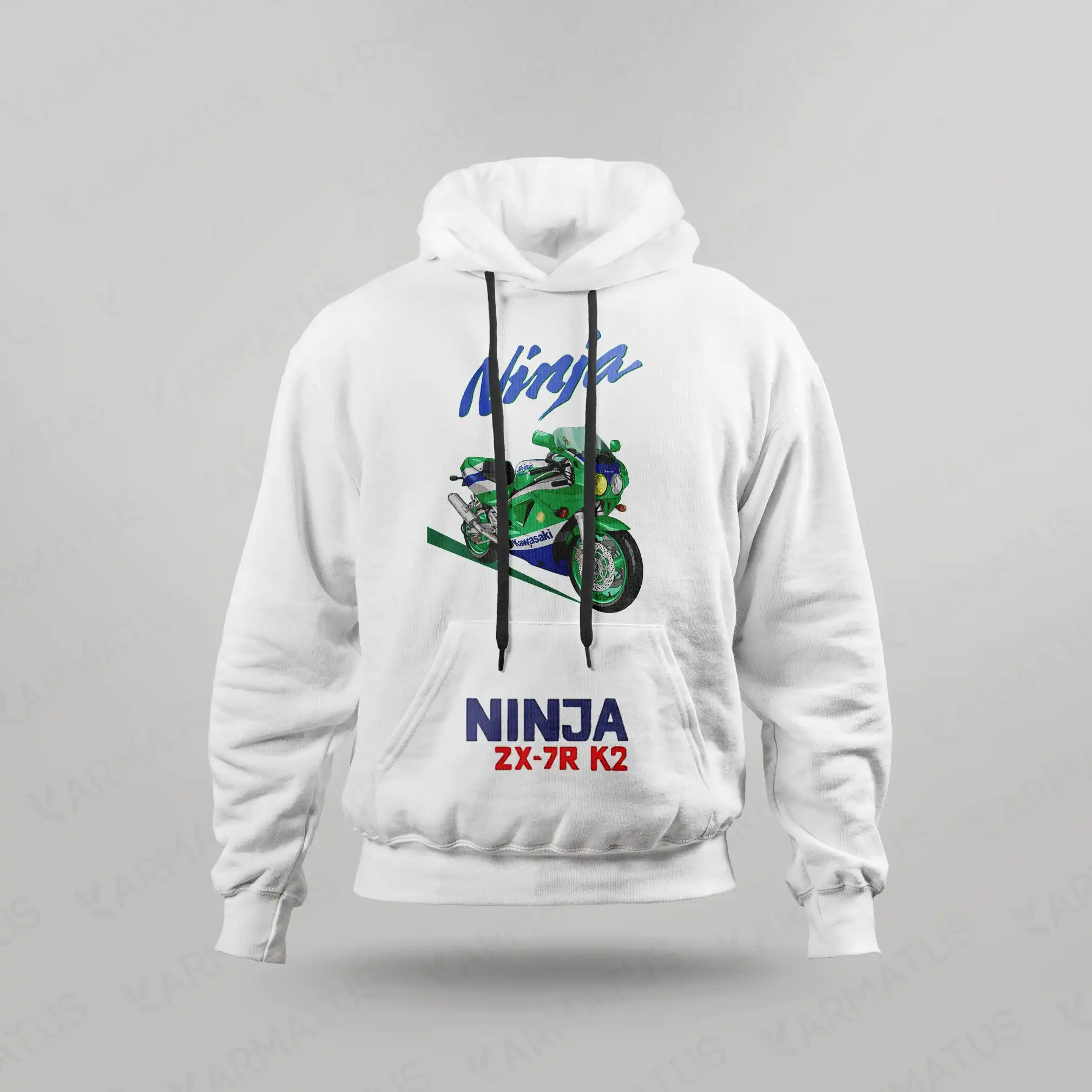هودی کاوازاکی | کالکشن Motor - مدل KAW-03 1,499,000 تومان – کارماتوس هودی طرح کاوازاکی KAWASAKI - کارماتوس